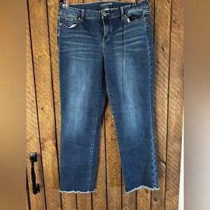 Maurices Blue Skinny Ankle Jeans Classic Denim